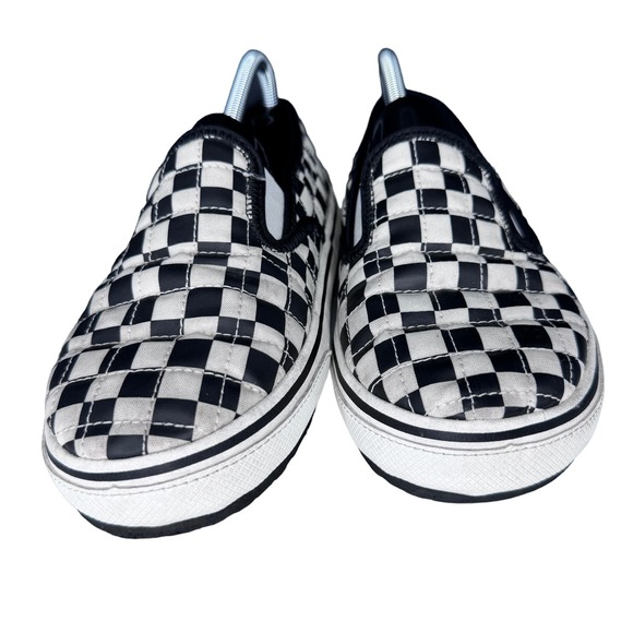 Vans‎ Unisex Slip Er 2 Checkerboard Slip-On Casual Shoes Black White Size 7/8.5 - Picture 4 of 8